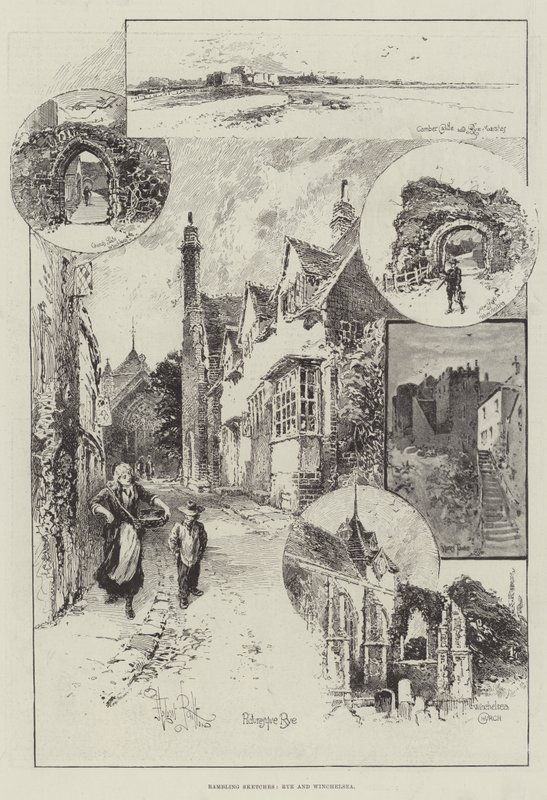 Rambling Sketches, Rye és Winchelsea alkotó: Herbert Railton