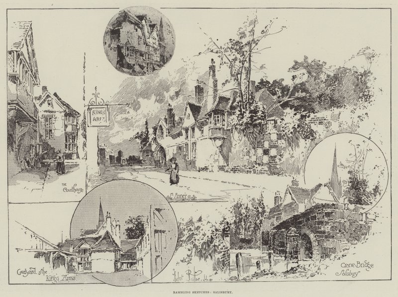 Rambling Sketches, Salisbury alkotó: Herbert Railton