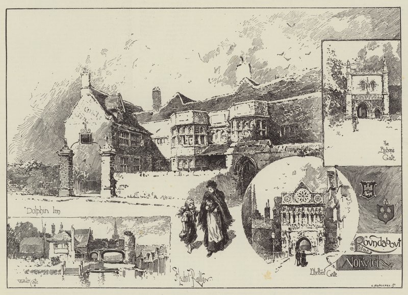 Norwich körül alkotó: Herbert Railton