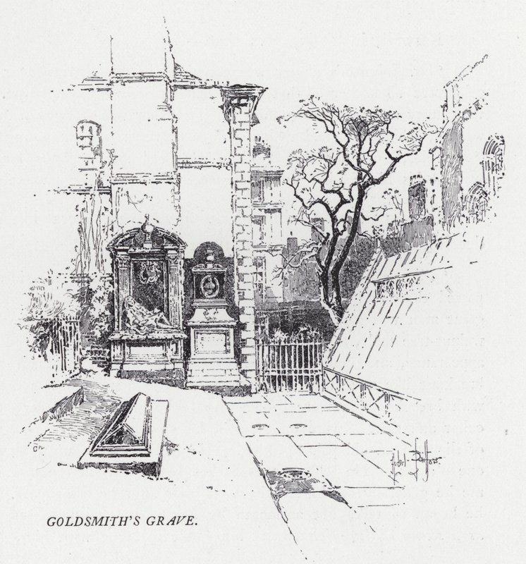 Ötvös sírja (metszet) alkotó: Herbert (after) Railton