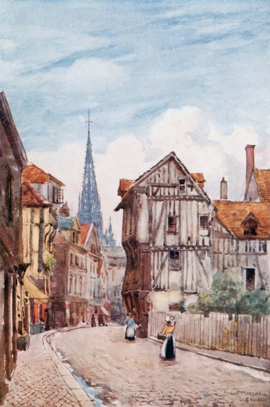 Rue St. Romain, Rouen alkotó: Herbert Menzies Marshall