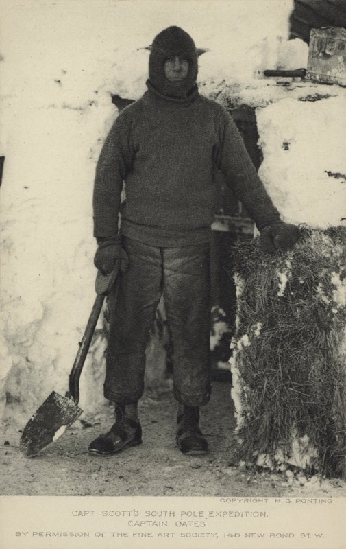 Scotts kapitány déli sarki expedíció. Oates kapitány alkotó: Herbert Ponting