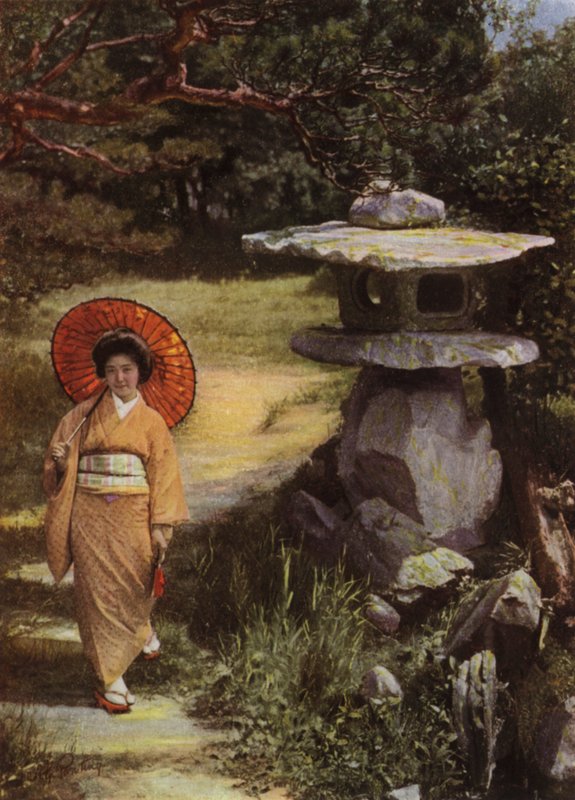 The Girl and the Lantern (photo) alkotó: Herbert Ponting