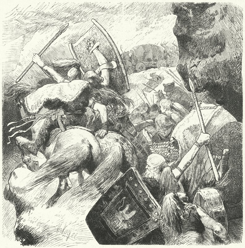 Barbár népvándorlás, 4-6. század alkotó: Hermann Vogel
