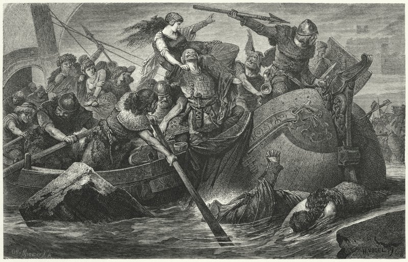 Viking portyázók alkotó: Hermann Vogel
