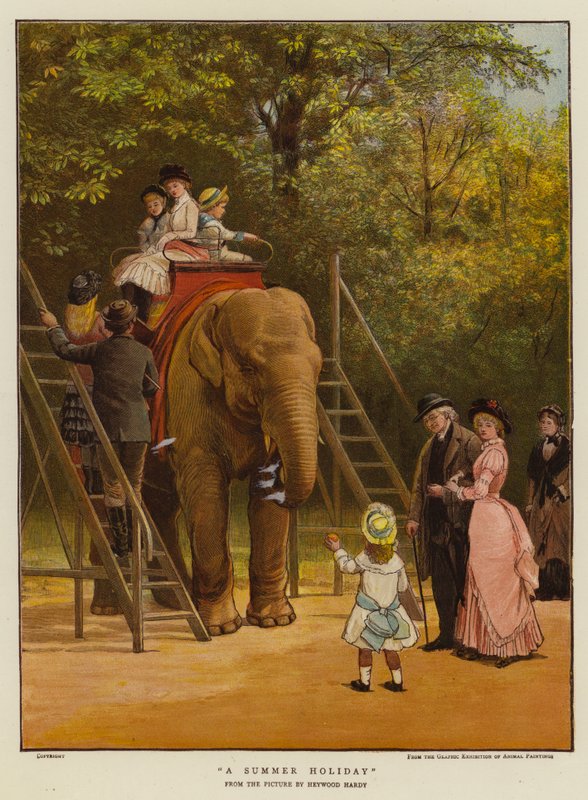 Nyári vakáció (chromolitho) alkotó: Heywood (after) Hardy