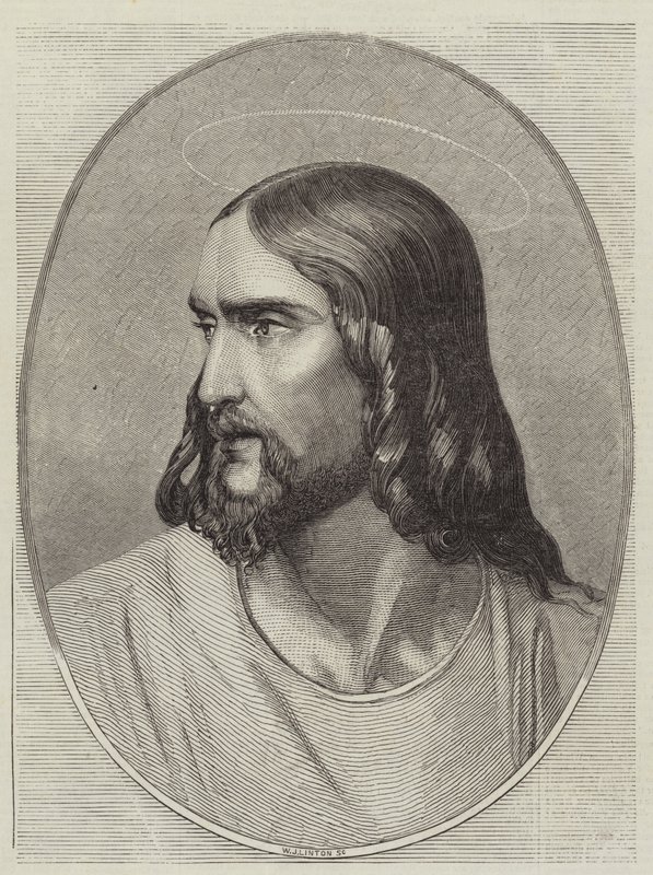 A Megváltó feje alkotó: Hippolyte Delaroche