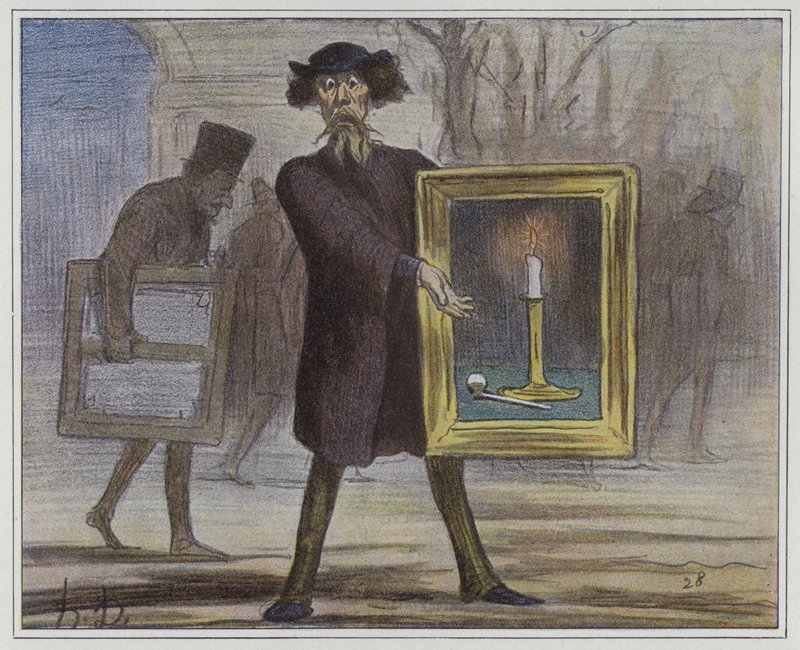 Elutasították ezt... a tudatlanok! alkotó: Honore circle of Daumier