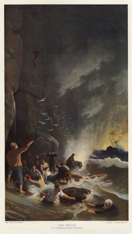 The Rescue (színes litó) alkotó: Horace van Ruith