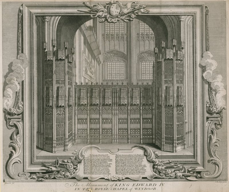 Edward király emlékműve IV alkotó: Hubert Francois Gravelot