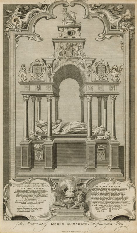 Erzsébet királynő emlékműve alkotó: Hubert Francois Gravelot