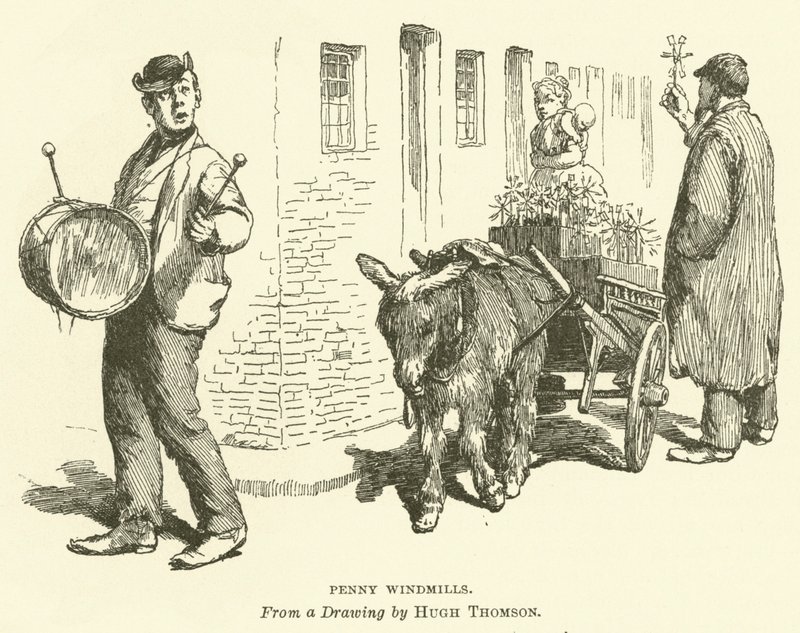 Penny szélmalmok alkotó: Hugh Thomson