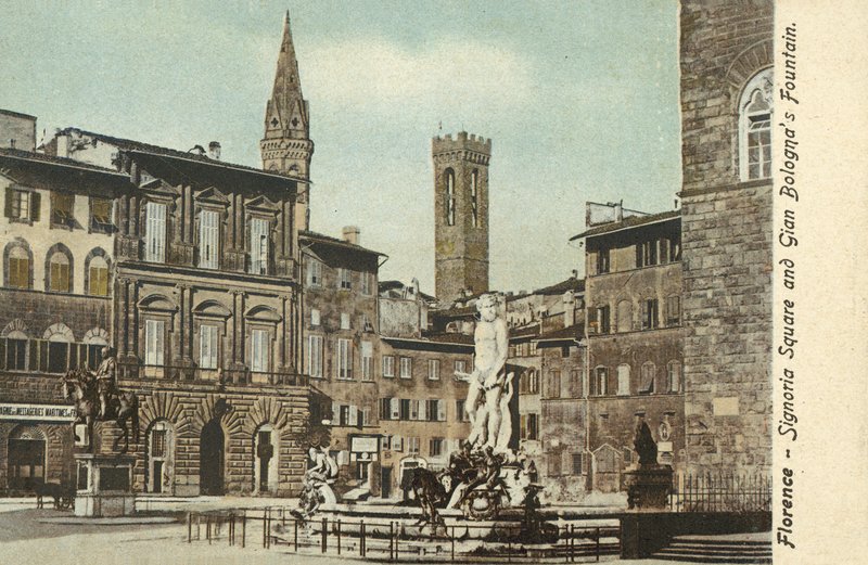 Firenze, Olaszország, Piazza Signoria alkotó: Italian Photographer