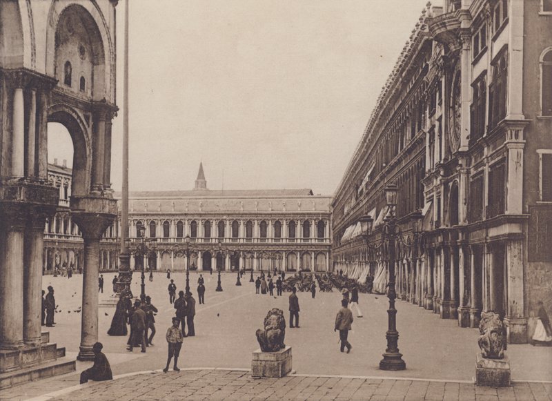 Piazza S Marco Dai Leoncini (f/w fotó) alkotó: Italian Photographer