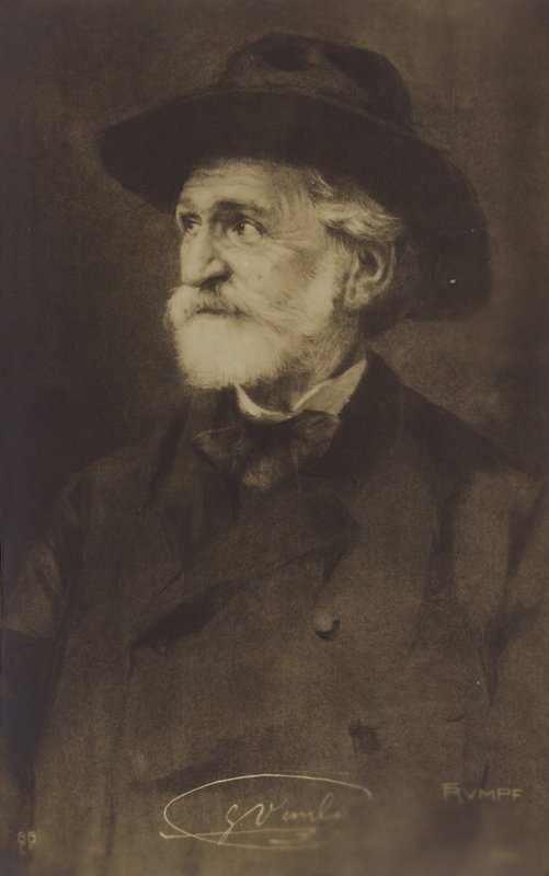 Giuseppe Verdi portréja alkotó: Italian Photographer