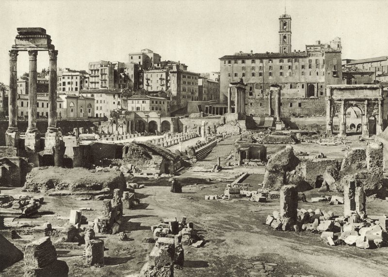 Forum Romanum és a Julia-bazilika alkotó: Italian Photographer