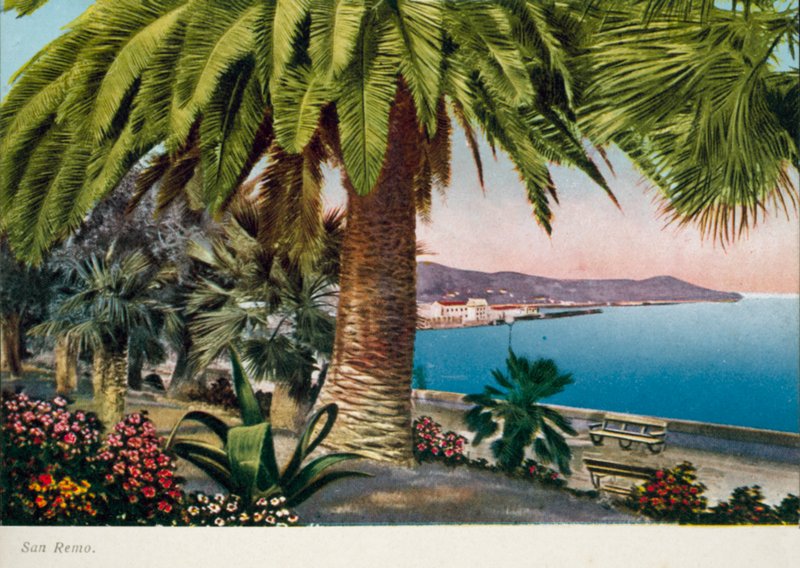 San Remo (színes fotó) alkotó: Italian Photographer