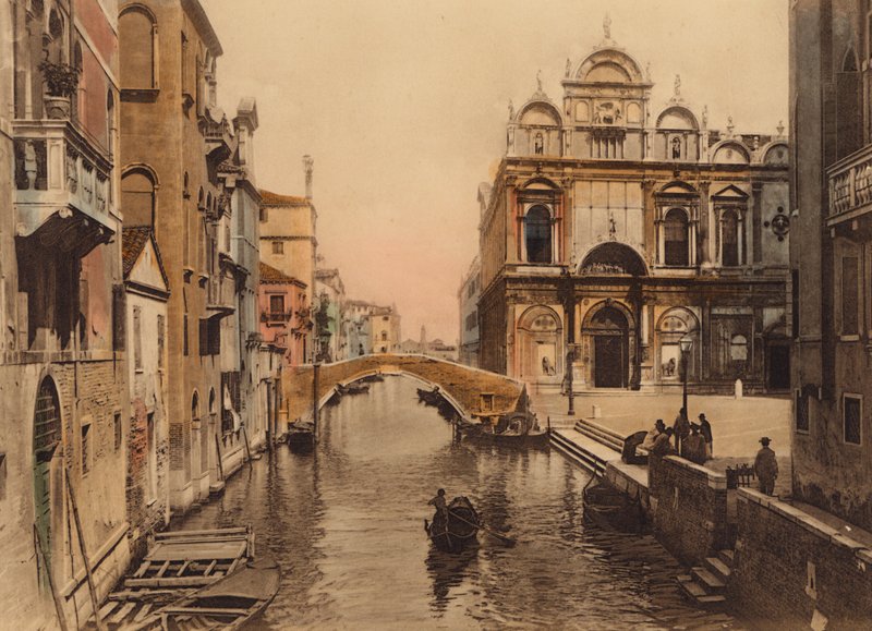 Velence / Velence: Rio dei Mendicanti (színes fénykép) alkotó: Italian Photographer