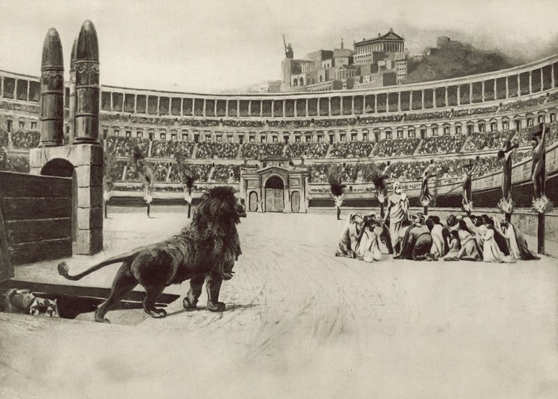 Circus Maximus, Az utolsó ima (litho) alkotó: Italian School