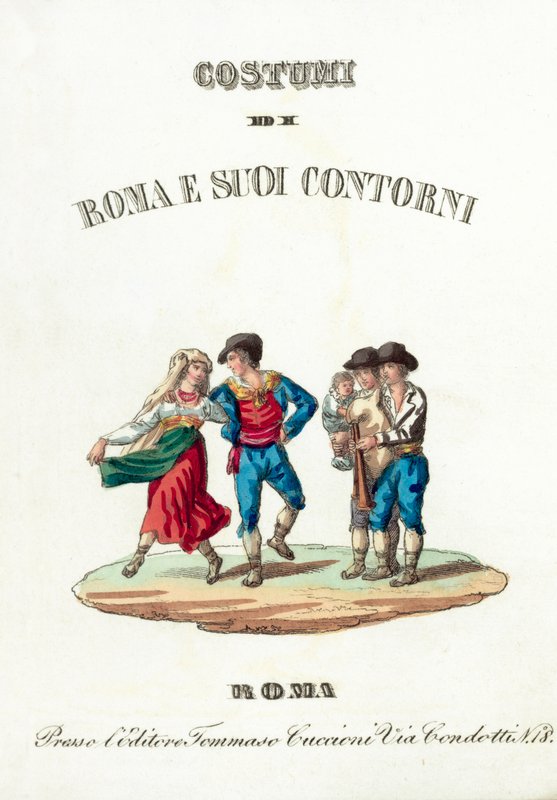 Elülső rész (színes gravírozás) alkotó: Italian School
