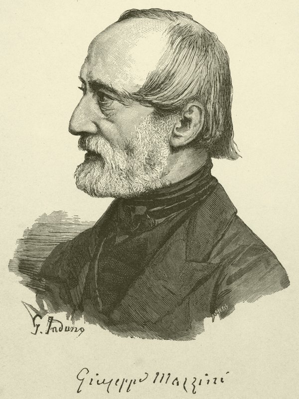 Giuseppe Mazzini (metszet) alkotó: Italian School