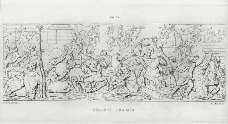 Traianus oszlopa, Traianus oszlopa (metszet) alkotó: Italian School