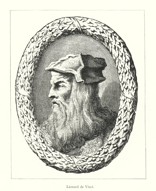 Leonard de Vinci (metszet) alkotó: Italian School