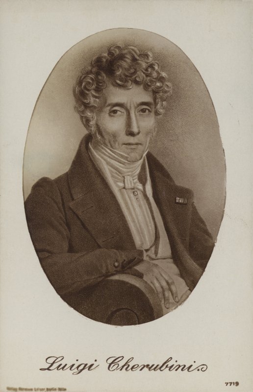 Luigi Cherubini olasz zeneszerző (1760-1842) alkotó: Italian School