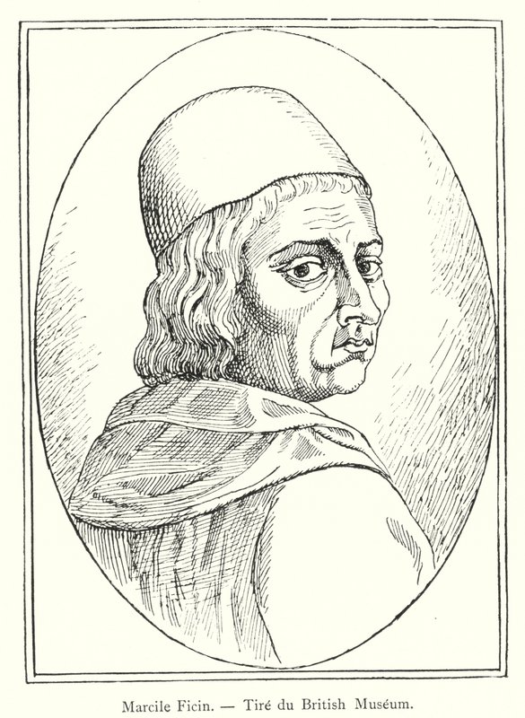 Marcile Ficin, British Museum Tire (metszet) alkotó: Italian School