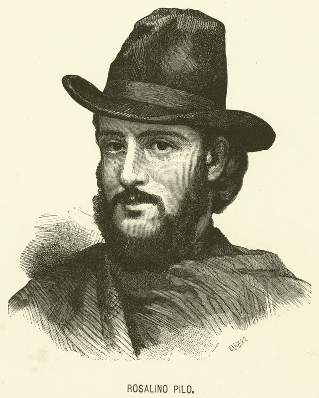 Rosalino Pilo (metszet) alkotó: Italian School