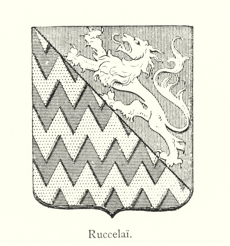 Ruccelai (metszet) alkotó: Italian School