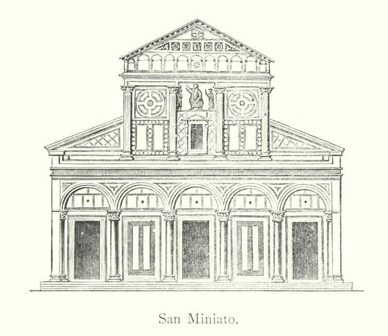 San Miniato (metszet) alkotó: Italian School