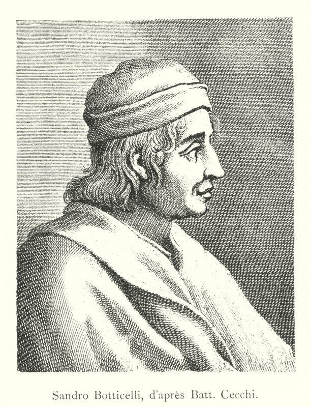 Sandro Botticelli, Batt Cecchi nyomán (metszet) alkotó: Italian School