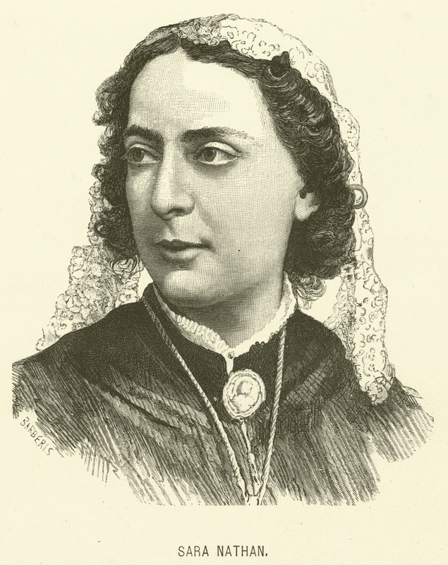 Sara Nathan (metszet) alkotó: Italian School