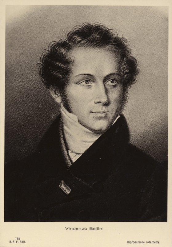 Vincenzo Bellini olasz operaszerző (1801-1835) alkotó: Italian School