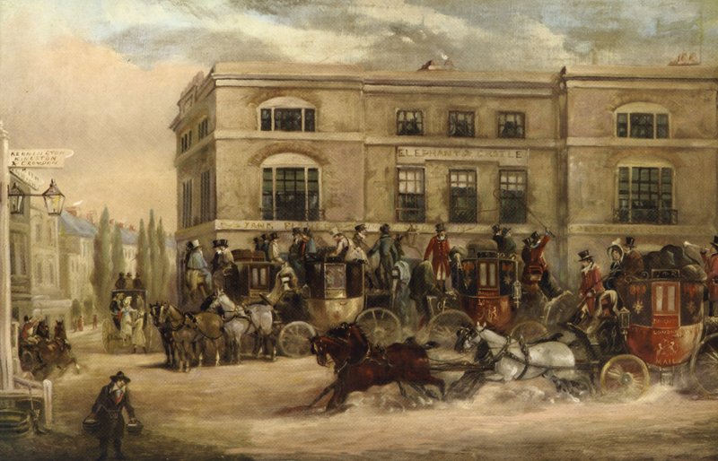 The Elephant and Castle, Brighton Road, London alkotó: J.C. Maggs