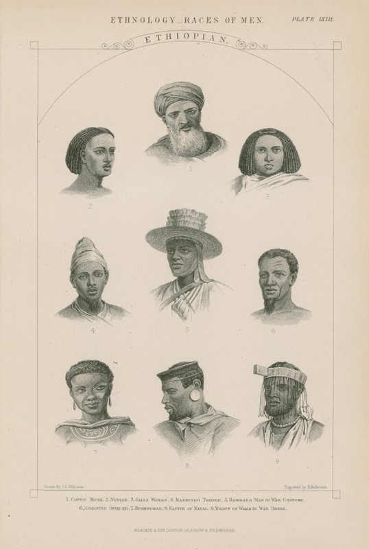 Etióp nép kilenc arca alkotó: J.L. Williams
