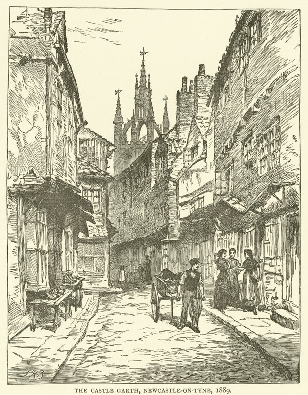 A Castle Garth, Newcastle-on-Tyne alkotó: J.R. Brown