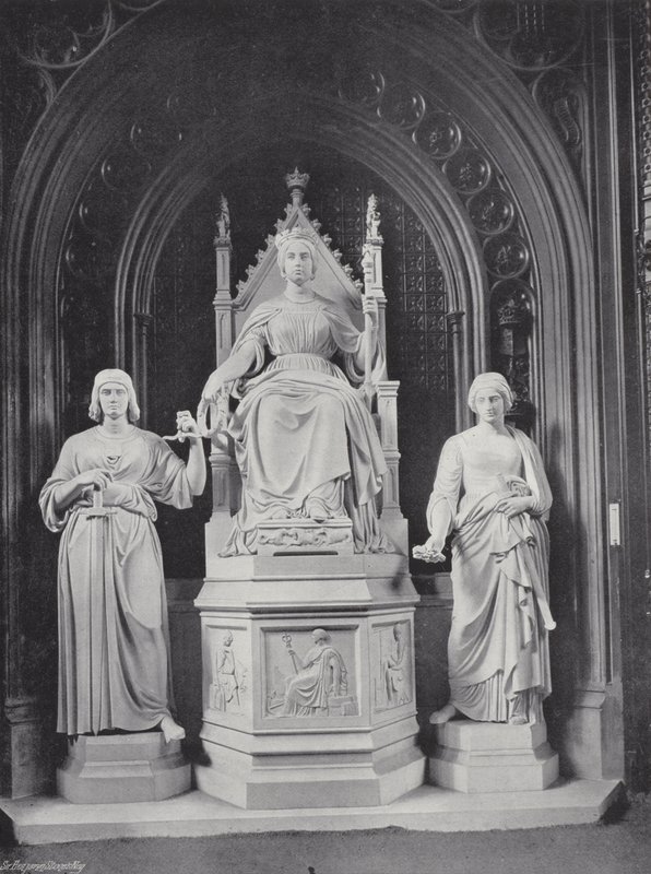 Viktória királynő szobra alkotó: J. Benjamin Stone