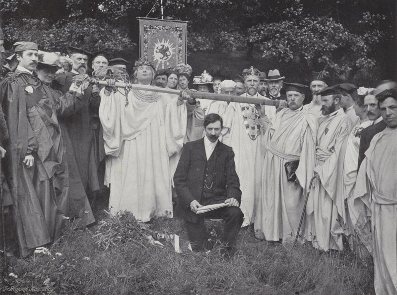A walesi Eisteddfod, ez a béke? alkotó: J. Benjamin Stone