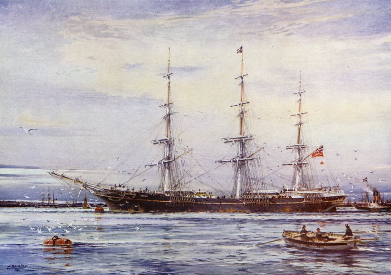Clipper Hajók: Tweed (színes litho) alkotó: Jack (after) Spurling