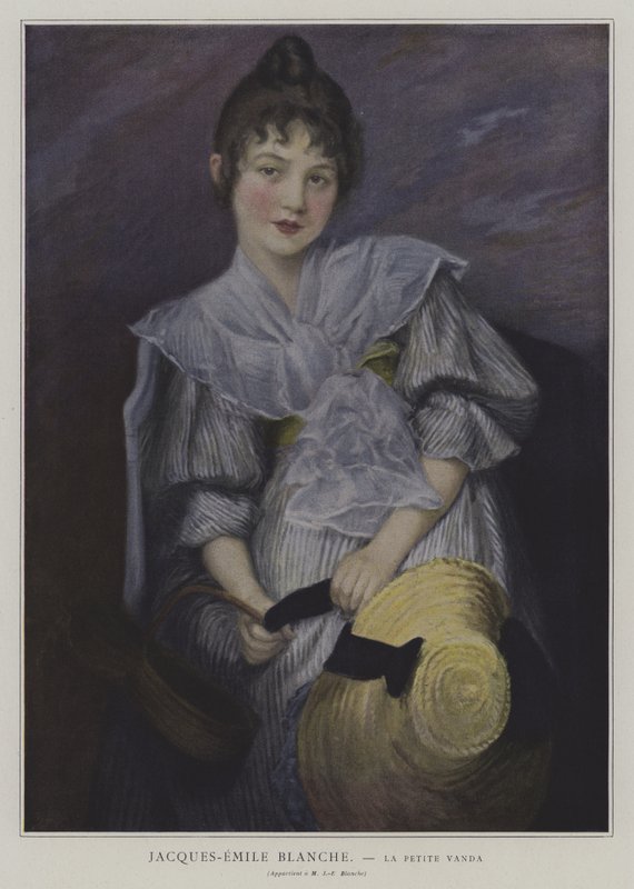 A kis Vanda alkotó: Jacques Emile after Blanche