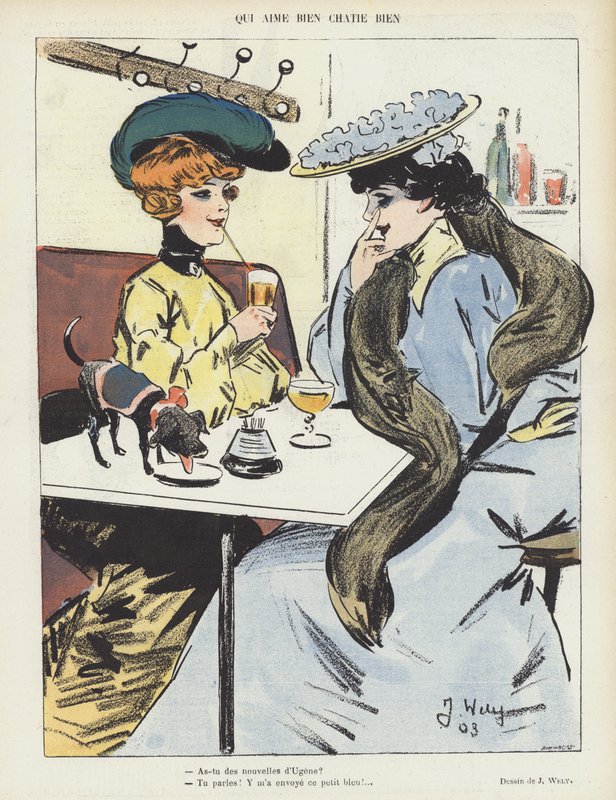 Illusztráció Le Rire alkotó: Jacques Wely