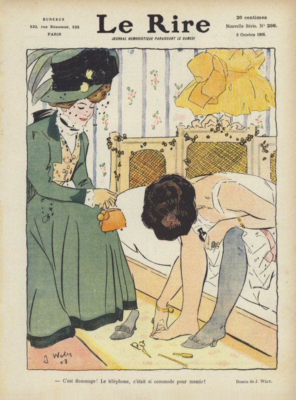 Illusztráció Le Rire alkotó: Jacques Wely