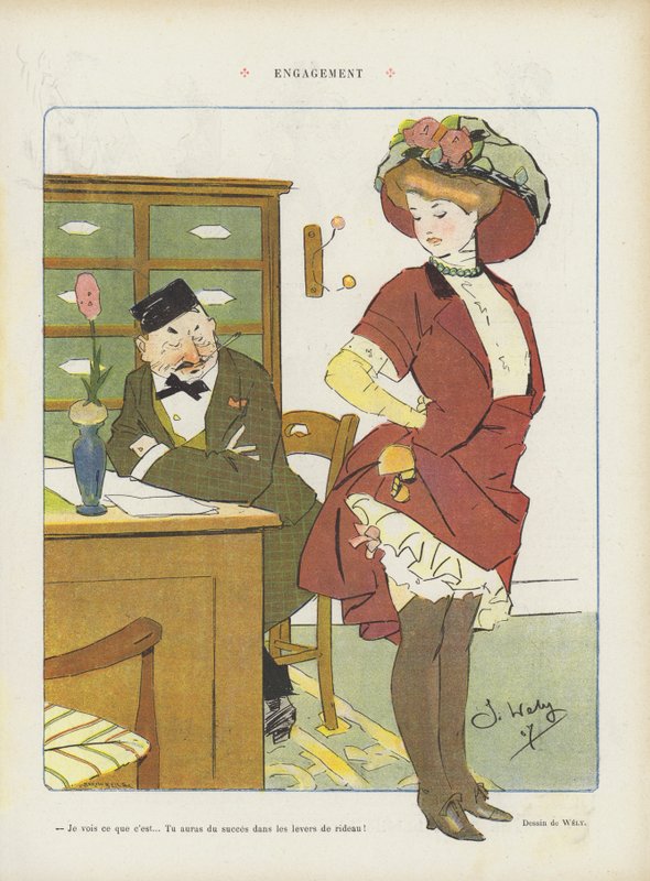 Illusztráció Le Rire alkotó: Jacques Wely
