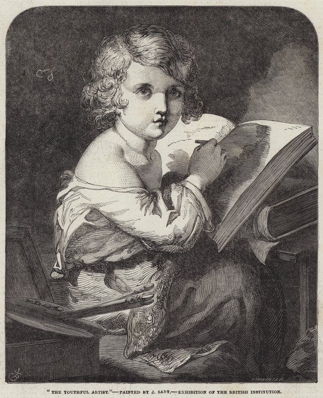 A fiatal művész alkotó: James Sant