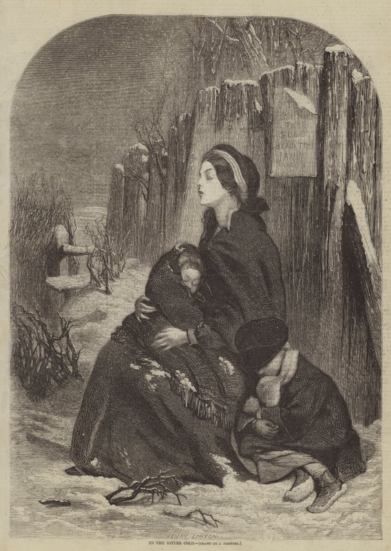A csípős hidegben alkotó: James Abbott Pasquier