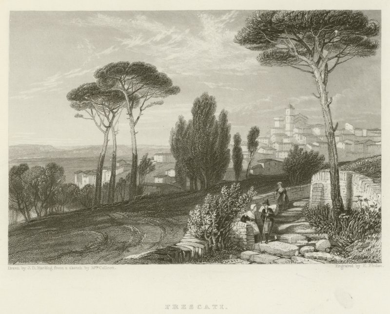 Frescati alkotó: James Duffield Harding