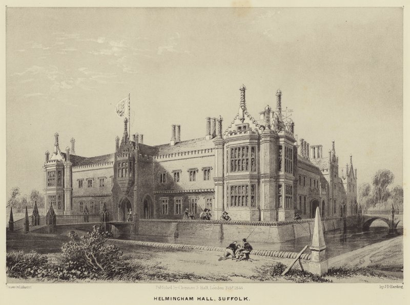 Helmingham Hall, Suffolk alkotó: James Duffield Harding