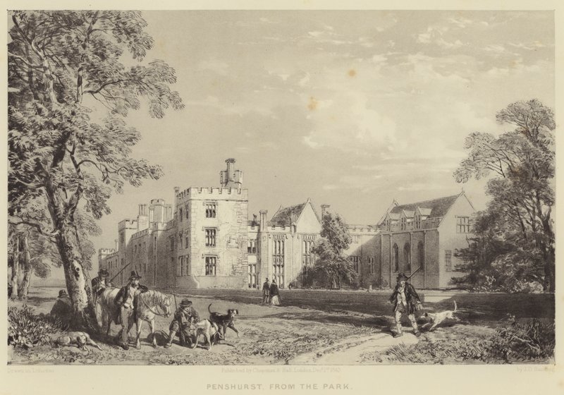 Penshurst, a Parkból alkotó: James Duffield Harding
